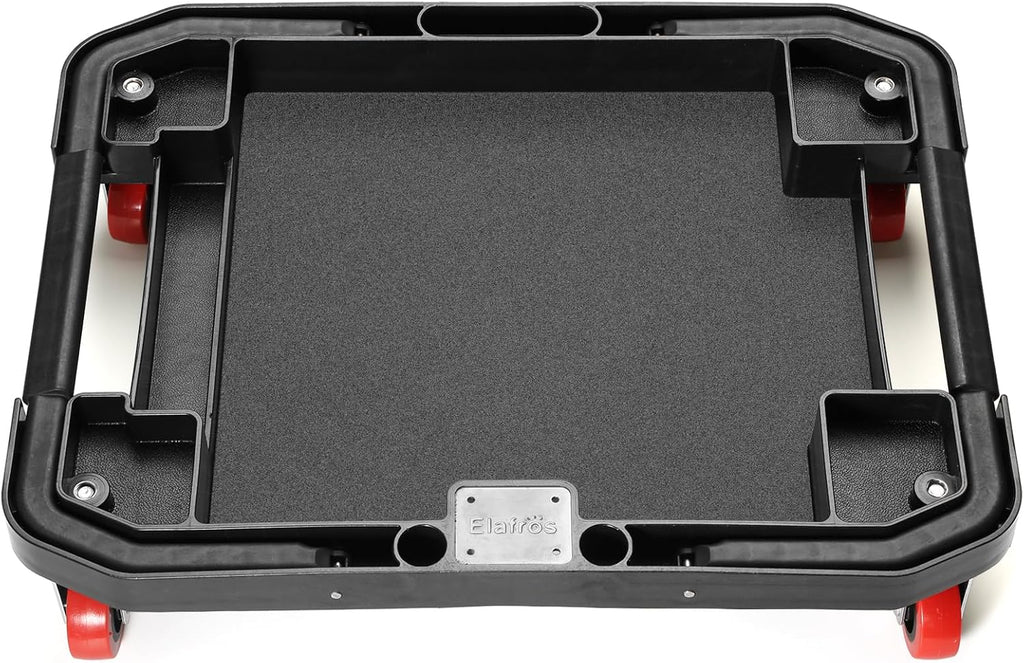 ELAFROS Tool Creeper Rolling Tray with 4 Swivel Casters, 55 lbs Capacity | Caddy Tray for Automotive Mechanics, DIY Garage Repair, Rolling Tool Organizer, Parts Tray, Workshop Service Cart Storage