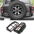 Tail Light Cover Compatible with 2021-2026 Ford Bronco Badlands, Outer Banks, Wildtrak, Heritage Limited Edition, Everglades 2/4 Doors(Only LED Light), Rear Lamp Guard Protector Exterior Accessories