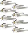 asidrama 8 pack brushed satin nickel passage interior, main product view