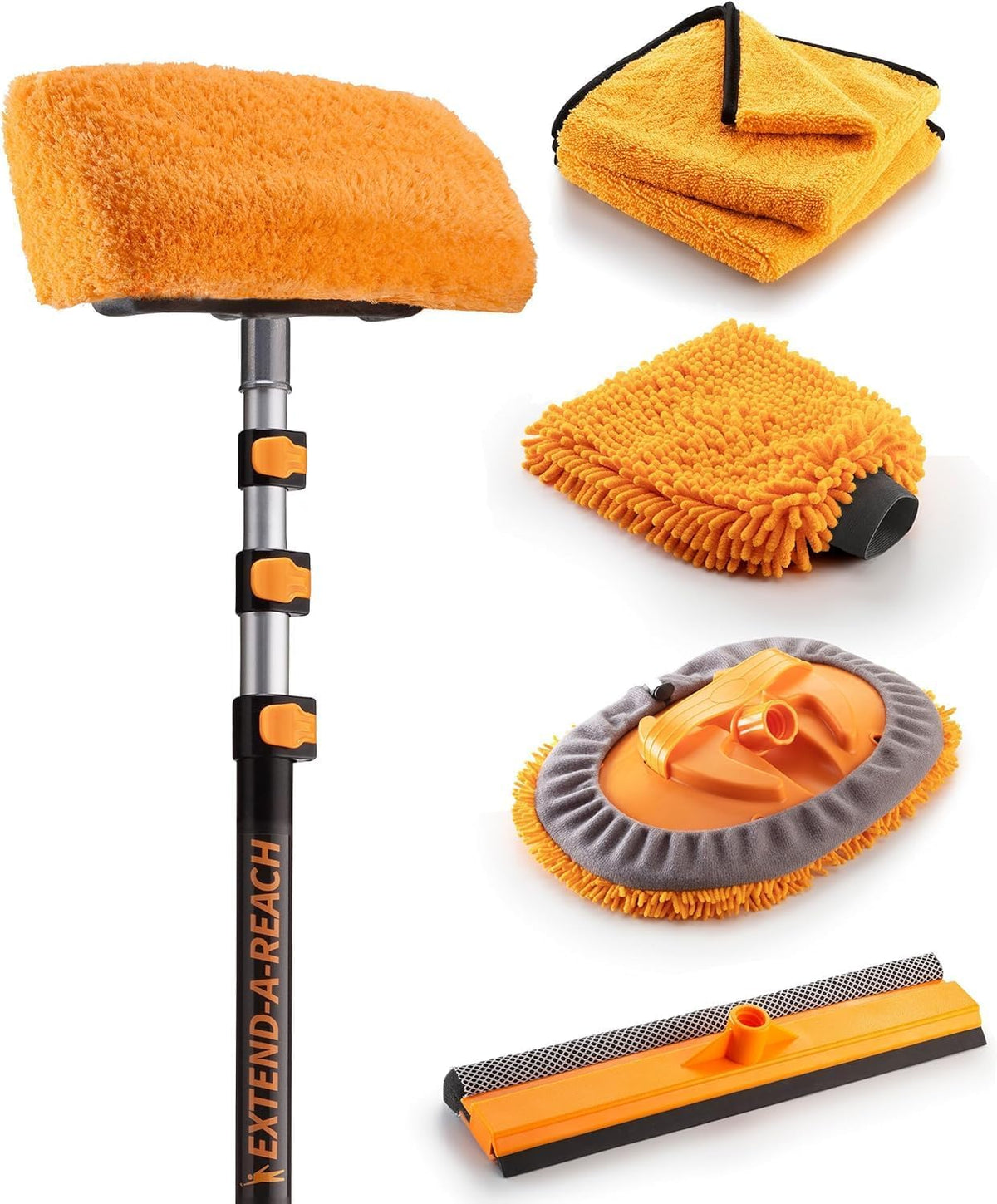 car & rv wash brush kit with 48-144״, main product view