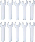 HARFINGTON 10pcs Small Wrench 10x70x1.5mm Metric U-Shaped Single Open Ended by HARFINGTON