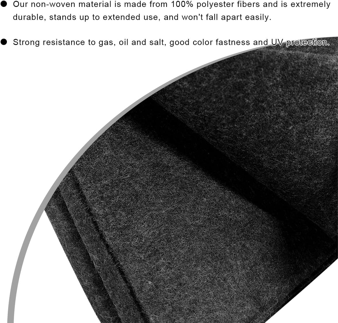 78"x26" Underfelt Carpet for Car, High Grade Felt Fabric Durable Underfelt Car Subwoofer Carpet Liner, Automotive Trunk Liner Felt Roll for Speaker RV Truck Marine Boat Home