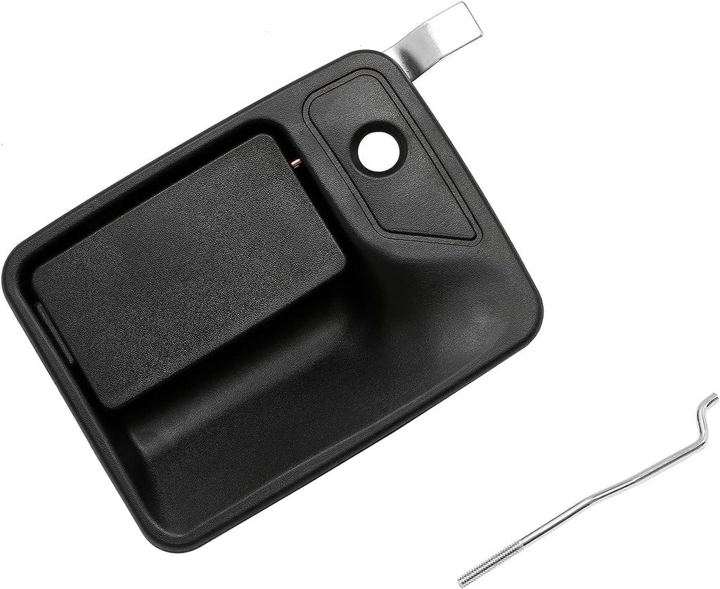 Gledewen Exterior Door Handle, Front Driver Side, Compatible with 1999-2016 Ford F-250/F-350/F-450/F-550 Super Duty/Ford Excursion & More, Outside Left with Key Hole | Replace# 7C3Z-2522405-AA 79306
