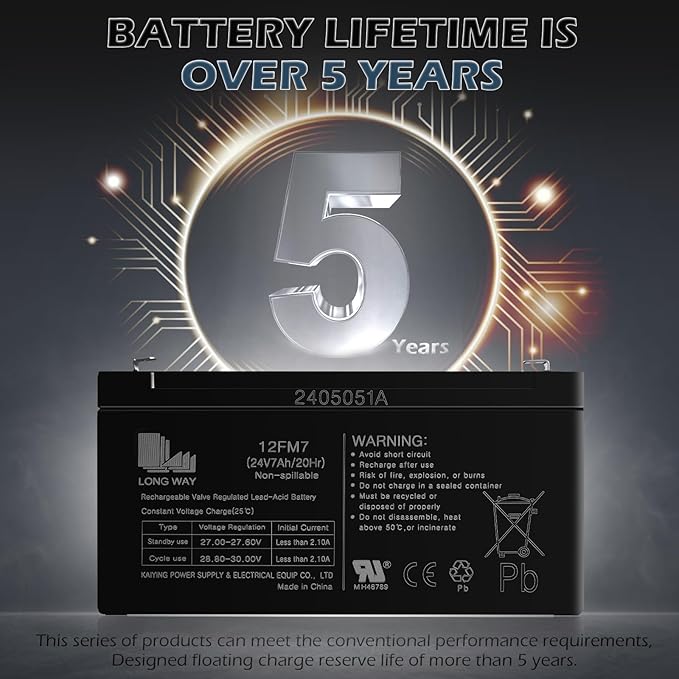 OTTARO 24V 7AH Battery for 24 Volt Ride on Cars Toys - Image 3