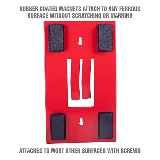 OEMTOOLS 23123 Red Magnetic Glove Dispenser, Disposable Gloves Box Holder - Image 5