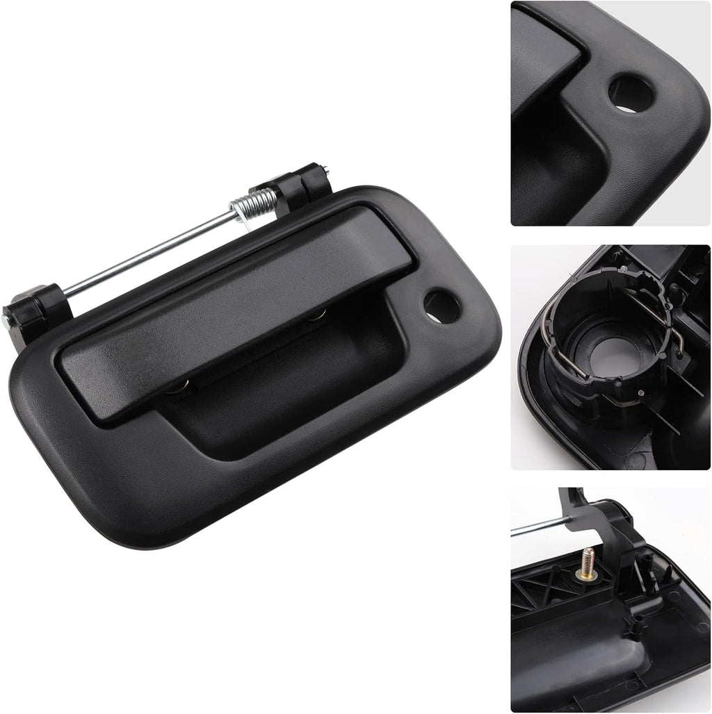 Tailgate Handle Latch Compatible with 2004-2016 Ford F150 F250 F350 F450 F550 Super Duty Explorer Lobo, Lincoln Mark LT Replace# 8L3Z-9943400-AA, 79606, w/Key Hole