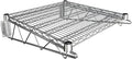 24" x 24" Chrome Wire Wall Mount Shelf by Krollen+Industrial