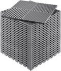 VEVOR Interlocking Drainage Mat, 15.7” x 15.7” Modular Interlocking Cushion by VEVOR