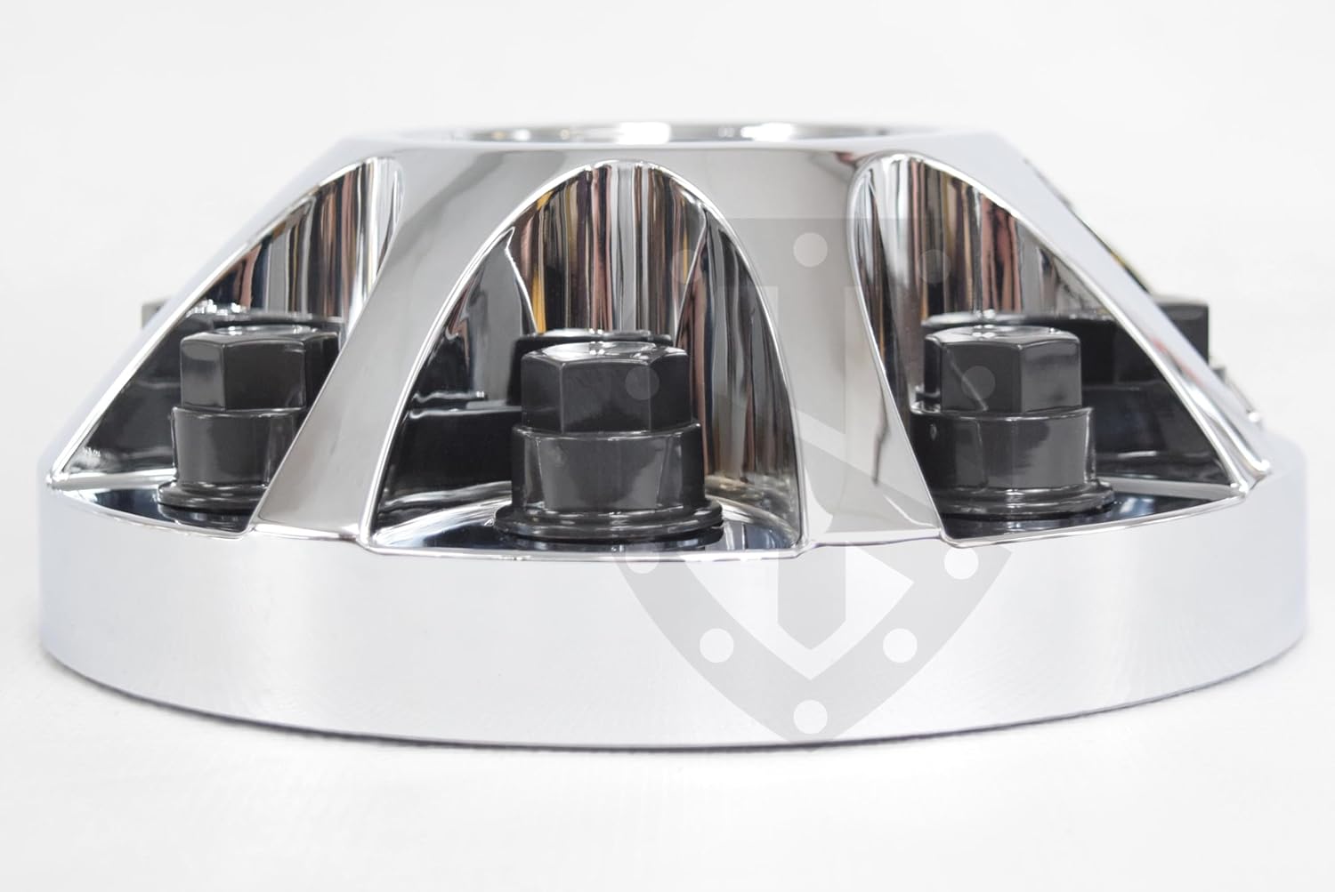 Front Chrome Plated ABS Center Hubcap for 2011-Newer GMC/Chevrolet 3500HD Dually