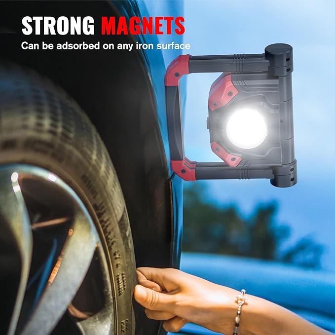 Adelante 2Pack Rechargeable LED Work Light - Image 4