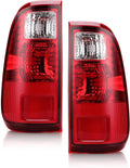OKLPF Rear Brake Tail Light Compatible With 2008-2016 Ford F250 F350 F-250 F-350 F450 F550 Super Duty,Replace BC3Z13405A BC3Z13404A,Replacement Red Taillight Assembly,Driver and Passenger Side