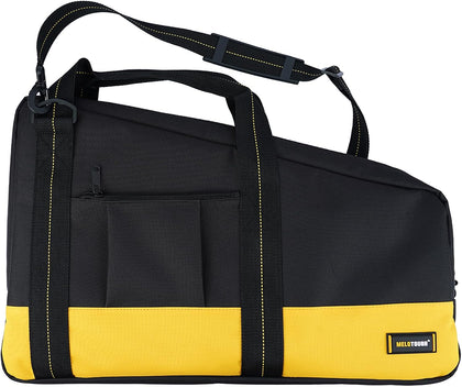 MELOTOUGH Heavy Duty Framing Nail Gun Tool Bag with Extra Storage Pockets Shoulder Strap Fits Hitachi NR83A（Yellow）