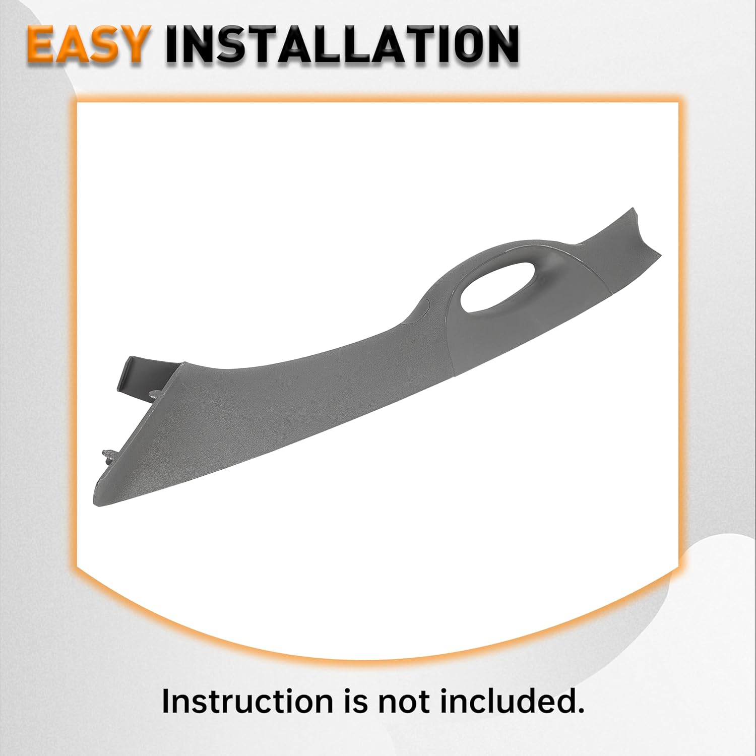 ECOTRIC A Pillar Grab Handle Driver Side Compatible with 2004-2008 Ford F150 F-150 Replacement for 4L3Z-1503599-AAB (Grey)