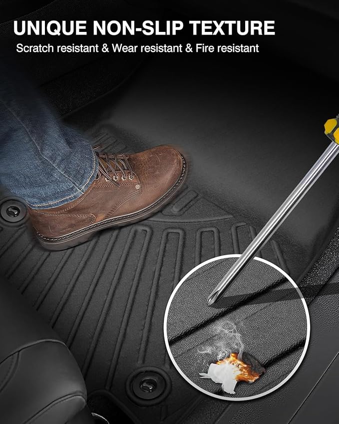 Powerty Floor Mats for 2023 2024 2025 Toyota Crown Accessories All Weather - Image 6