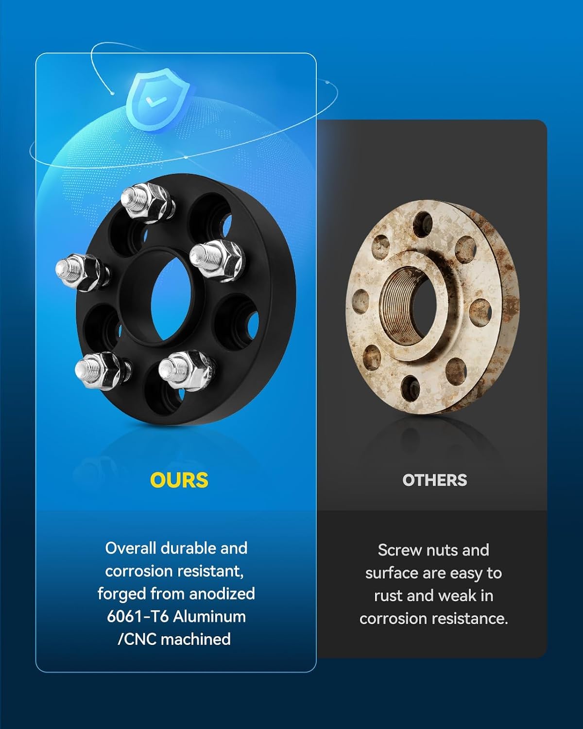 PHILTOP 5x4.5 Wheel Spacers 15mm,5x114.3mm Hub-Centric Spacer with 64.1mm Hub Bore M12x1.5 Studs fit for CR-V,Accord,Civic,HR-V,RDX,Pilot,Odyssey,MDX,TL,Element,TSX,TLX,Black,4 Pcs