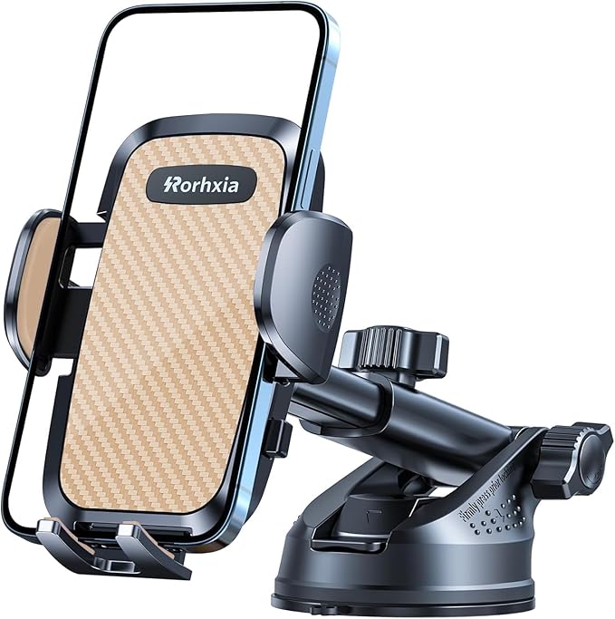 3-in-1 Phone Mount for Car Vent Dashboard Windshield Cell Phone Holder Car Fit by Rorhxia