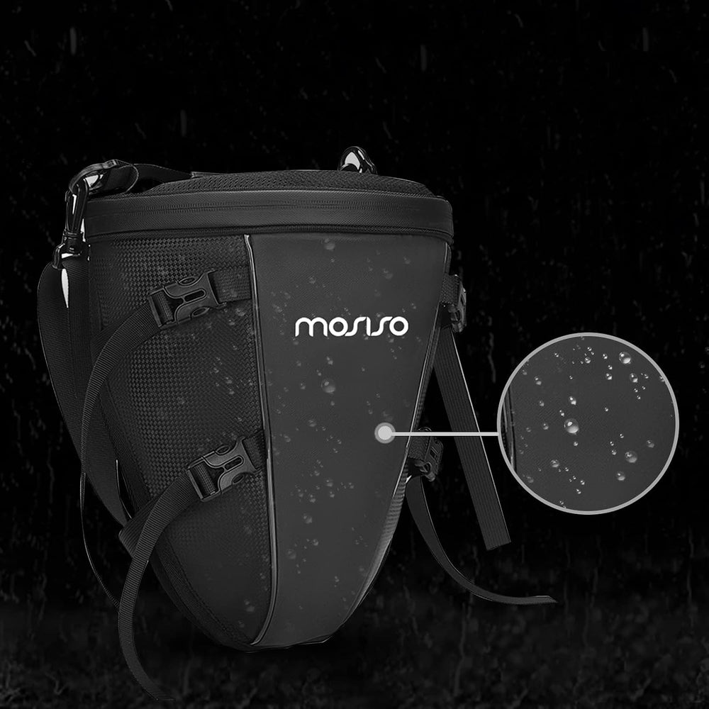 MOSISO Motorcycle Tail Bag Multifunctional Waterproof Polyester Storage Saddl...