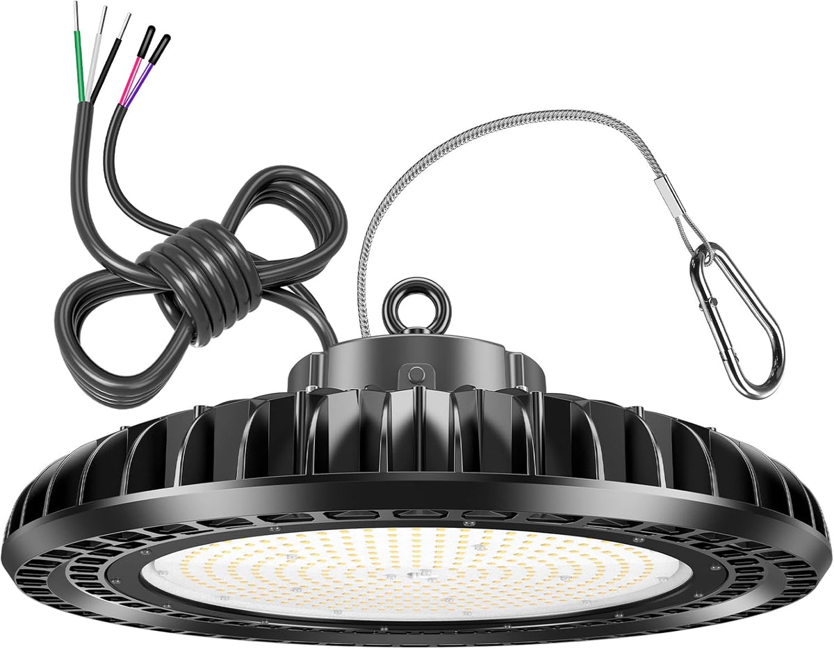 500W LED High Bay Light 72, 500LM DLC ETL Listed Industrial Grade UFO Light
