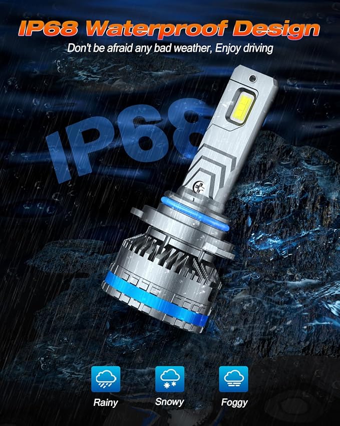 FAHREN 9005/HB3 Lights Bulbs, 120W 55000 Lumens Bright Lighting Bulb, 6500K - Image 4