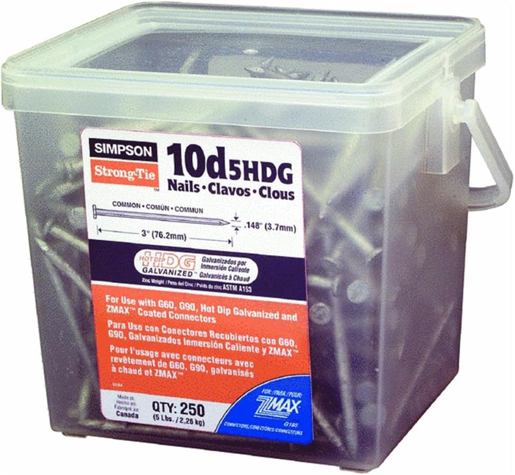 simpson strong-tie 10d5hdg structural connector nails - 3, main product view