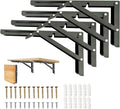 heavy duty folding shelf brackets, 18 inch 4pcs, main product view