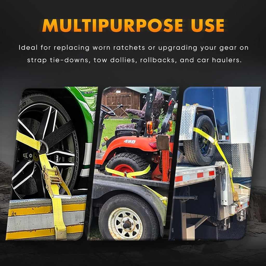 OCPTY 30 ft x 4 in Heavy Duty Tow Strap 20,000 lbs Towing Straps for Truck, ATV, Jeep, UTV, Tractor Emergency Towing Rope, Tree Saver, Winch Extension 1Pcs