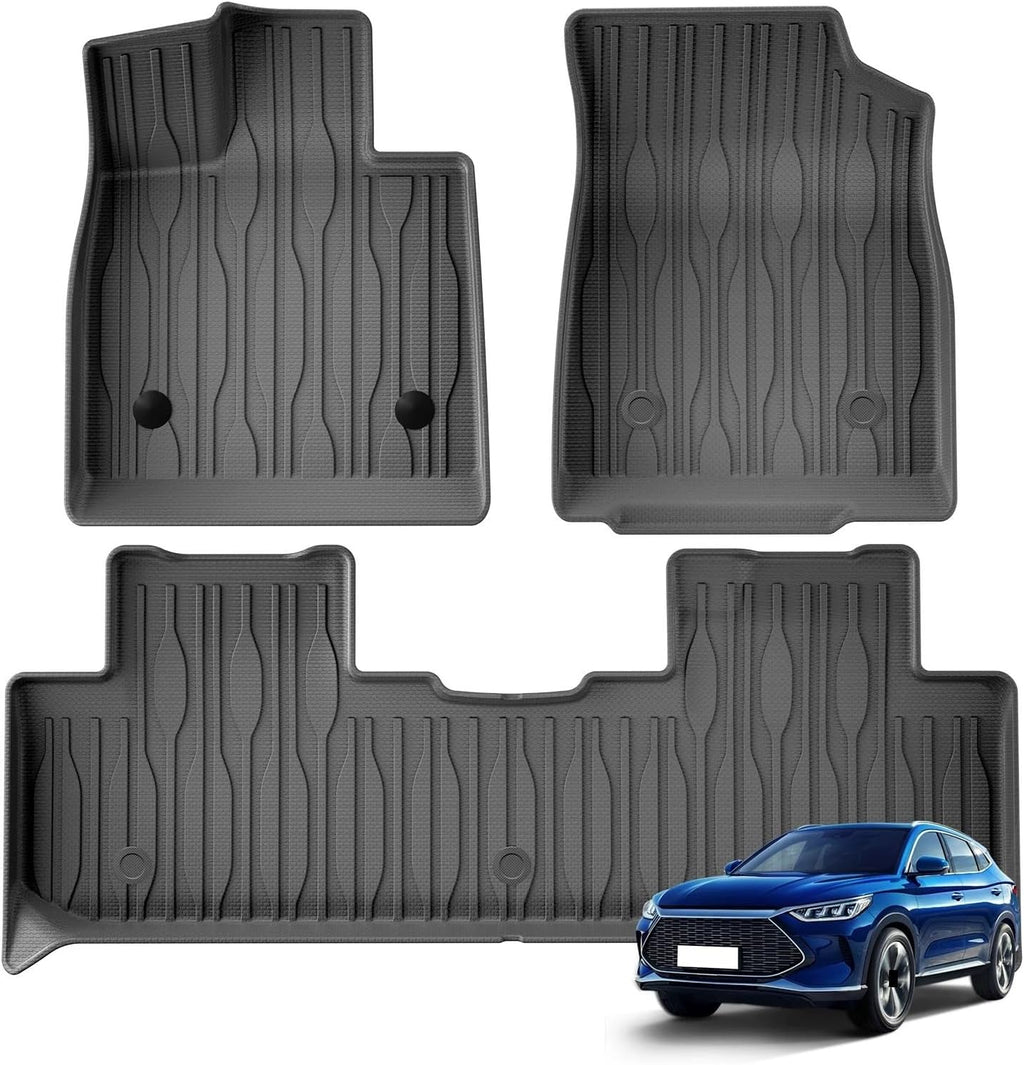 Left Drive Fit for BYD Song Plus EV 2021-2026 Car Floor Mats Trunk Pad Backrest Liner Accessory
