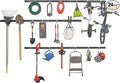 Rubbermaid 24-Piece FastTrack Garage Wall-Mounted Storage Kit, 6 Rails and 18 by Rubbermaid