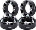 4pc Forged 6x4.5 to 6x5.5 Wheel Adapters 2 Inch Thick with 1/2" Studs | Compatible with Dodge 6 Lug 6x114.3 Truck to 6x139.7 Rims for 1991-2004 Dakota, 1998-2003 Durango, 1993-2010 Viper