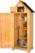 vingli outdoor wooden storage shed, garden shed outside, main product view