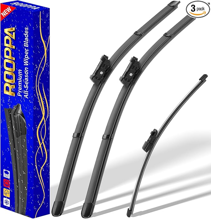 3 wipers Replacement for 2018-2021 2022 Volkswagen Vw Tiguan, Windshield Wiper by ROOPPA