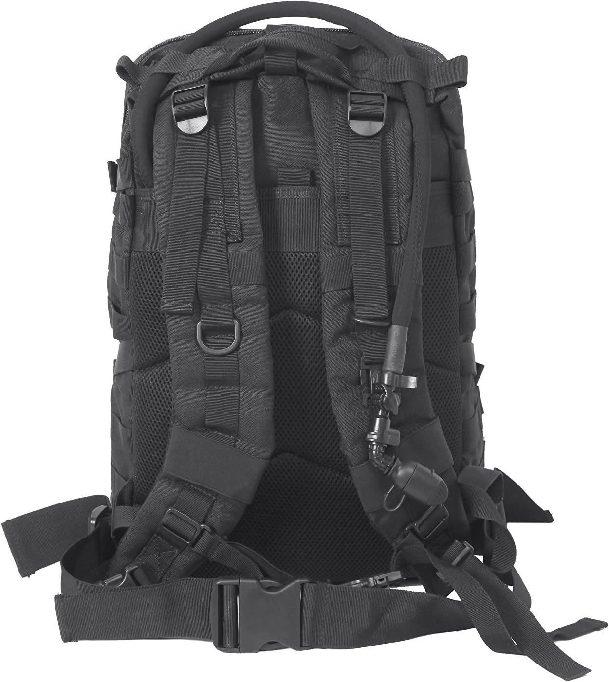 Seibertron Waterproof Large Capacity Molle Motorcycle Helmet Holder/Cycling Helmet Storage/Hiking Helmetcatch Bag/Backpack Also Fit Basketball Football Soccer Backpack Black
