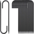 Rebar Stakes 12 Inch 20 Pack J Hook Ground Stakes Heavy Duty Chain Link Fence by MSWY