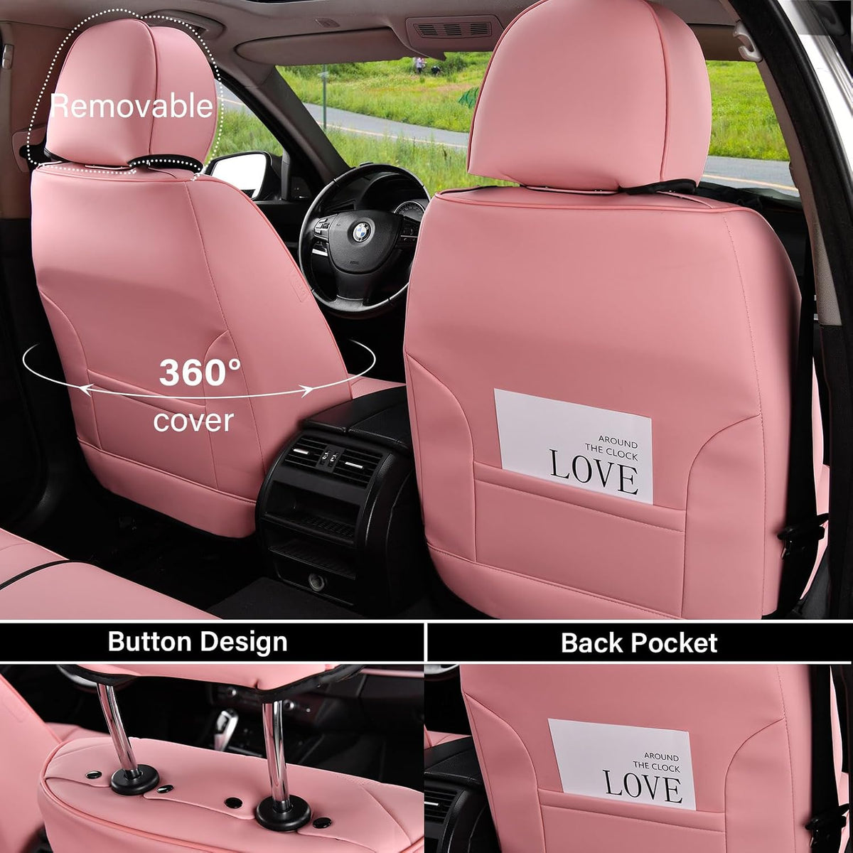 coverado seat covers, car seat covers front seats shown in use