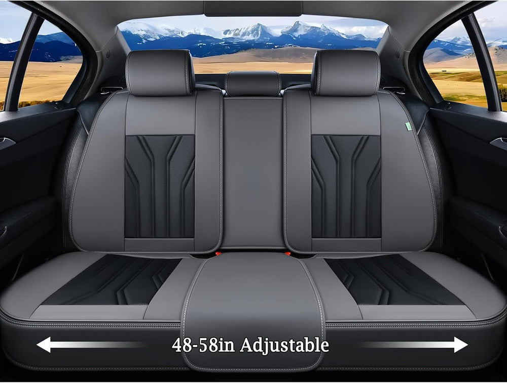 FLORICH Leather Seat Covers, Seat Covers Full Set, Car Seat Protectors 5 Seat...
