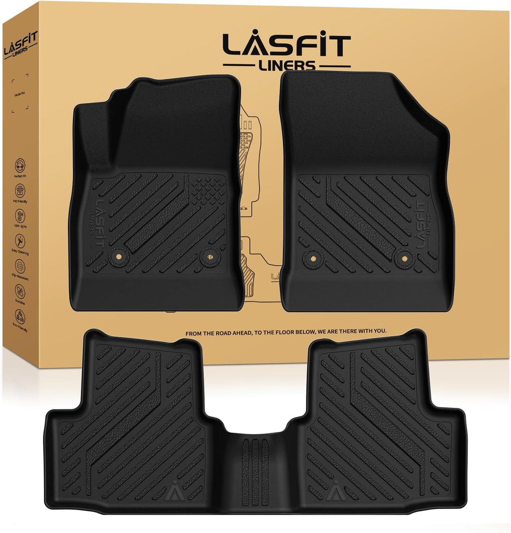 LASFIT Floor Mats for Chevrolet Cruze 2016-2020, All Weather TPE Custom Fit