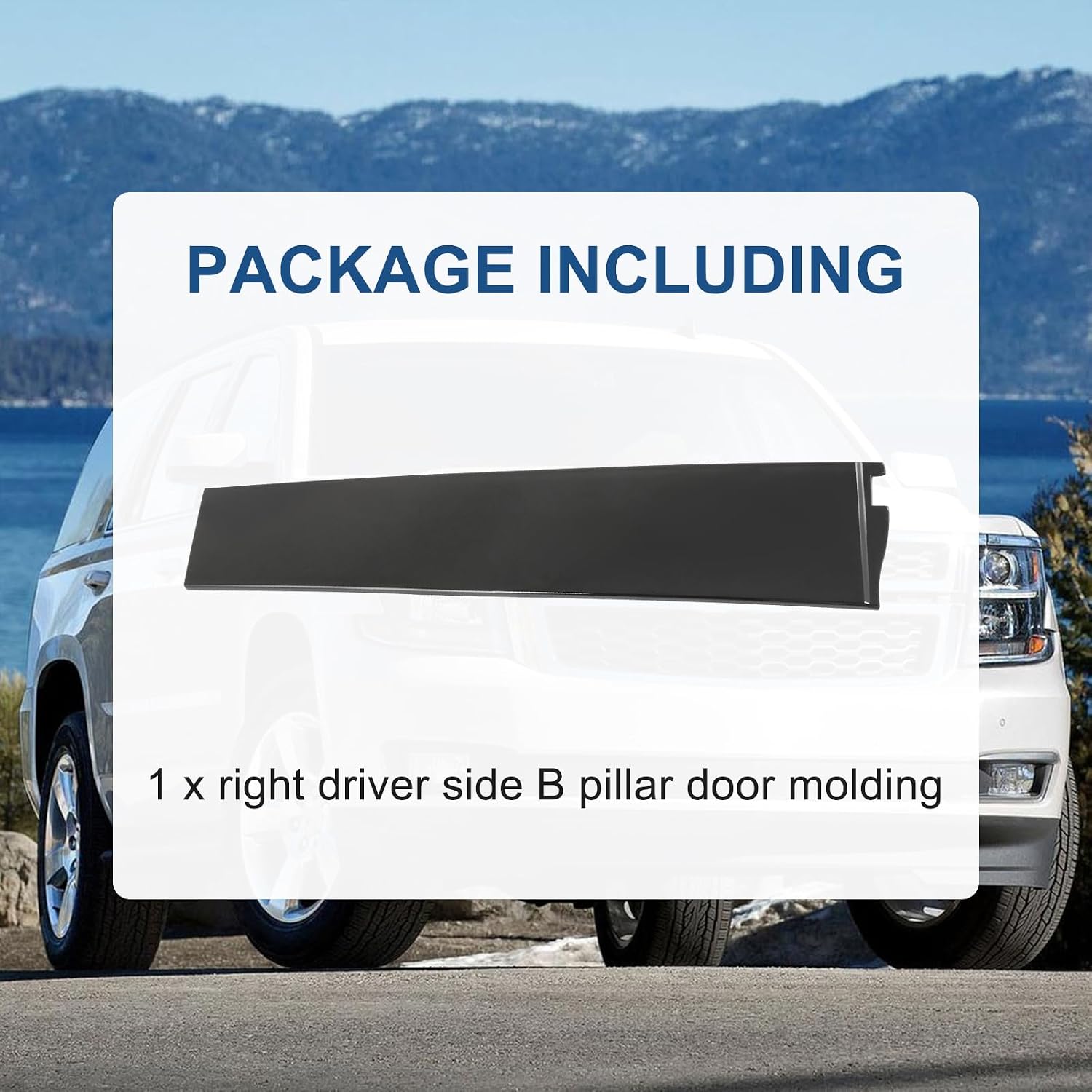 Outer B Pillar Door Window Trim Molding 926-242 Right Replacement for Cadillac Escalade ESV,Chevrolet Suburban,Chevy Tahoe,GMC Yukon XL,4-Door Sport Utility 2015-2020 926-241 (Passenger Side) 1 Pack