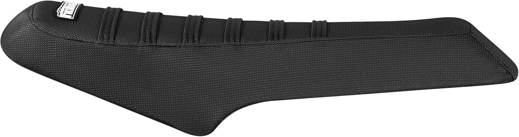 Enjoy Mfg USA-Made Seat Cover - Compatible with Macfox X7 / X7L / X1S /X2 e-Bike (Verify fit with seat Measurement Image) #482 (All Black with Black Ribs)