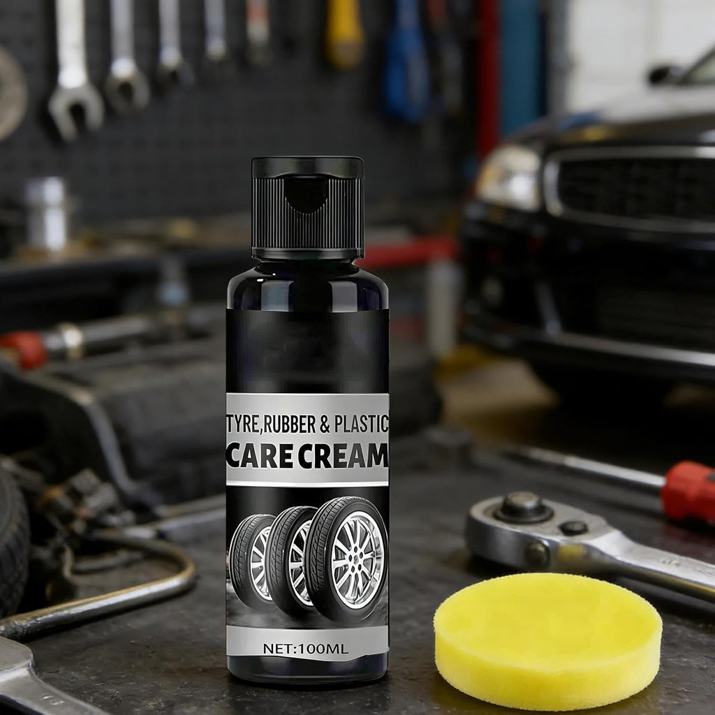 Tire Coating Cream - Hydrophobic Stain Resistant Prevents Cracking | Restore Shine Tire Coating Paste,for Drivers Professionals Garage Repair Shop Caravan Sedan Truck