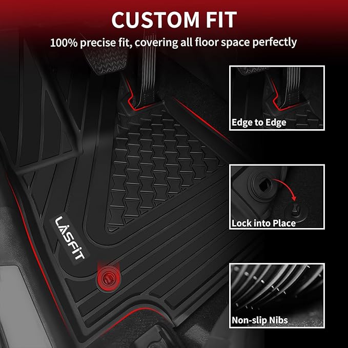 LASFIT Floor Mats&Trunk Mat for Lexus NX/ NX250/ NX350 2022-2025, All Weather - Image 2