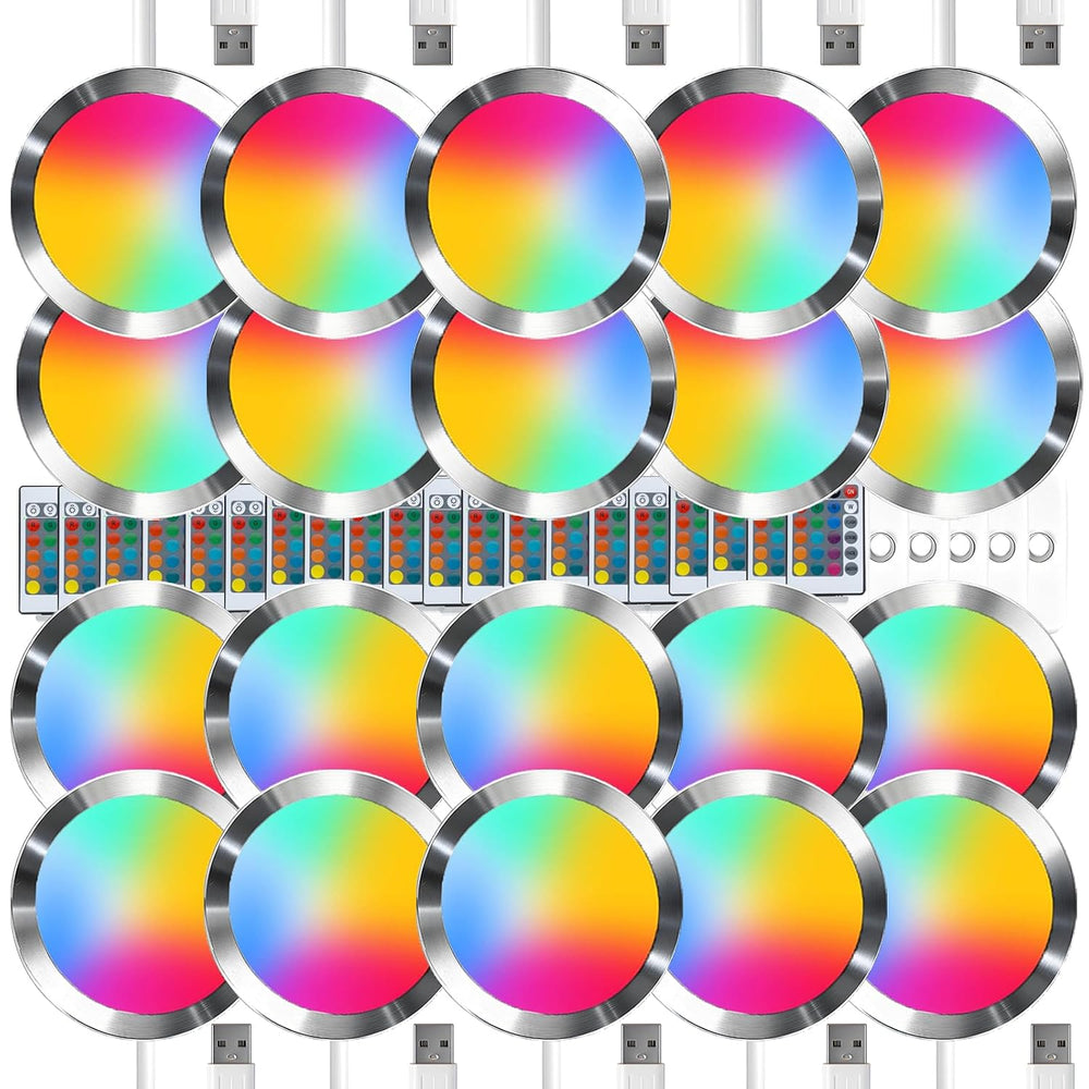 20PCS Remote Control RGB Light LED Lamp Kit 001,Power Failure Memory Function...