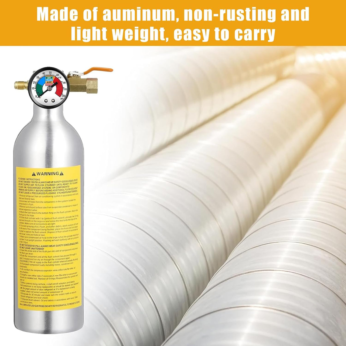 rossesay ac flush kit air conditioner system flush, package contents
