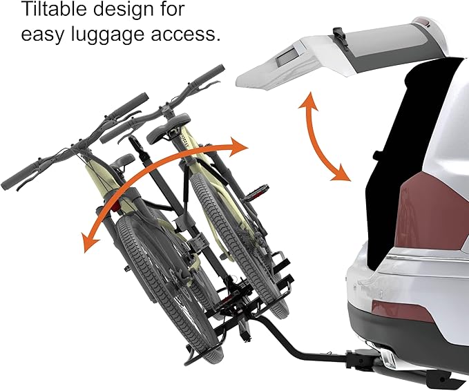 HYPERAX Volt 2_1.25" -E Bike Hitch Mounted Platform Style 2 Bikes Carrier - Image 3