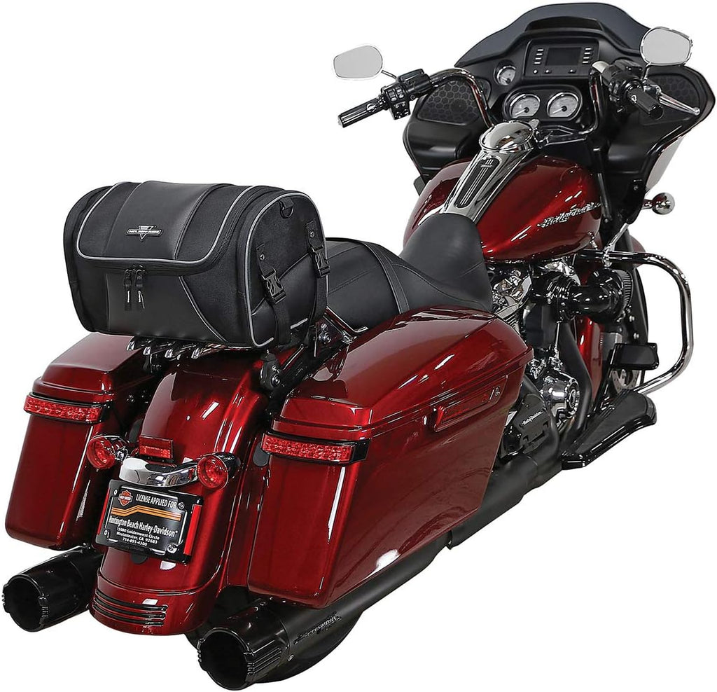 Nelson-Rigg Route 1 Day Trip Backrest/Sissy Bar Rack Bag; Fits Harley Davidson, Indian, Yamaha & Suzuki Motorcycles
