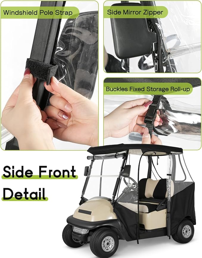 Golf Cart Enclosure 2 Passenger - Image 3