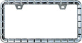 3D Chrome License Plate Frames, Pure Zinc Alloy Metal by Sgooky