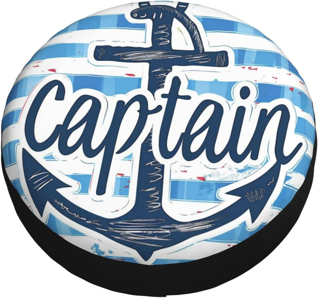 chor Nautical Art 15 inch Spare Tire Cover Waterproof Weatherproof UV Protection Heavy Duty Wheel Covers for RV Camper Travel Trailer SUV Truck Motorhome 4x4 Offroad Custom Elastic Fit Car Accessories