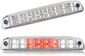 Third 3rd Brake Light LED for 1999-2016 Ford F250 F350 F450 F550 Super Duty, 1993-2011 Ford Ranger High Mount Rear Cab Brake Lights Assembly, 99-16 F-250-F-550 Cargo Stop Light (Chrome)