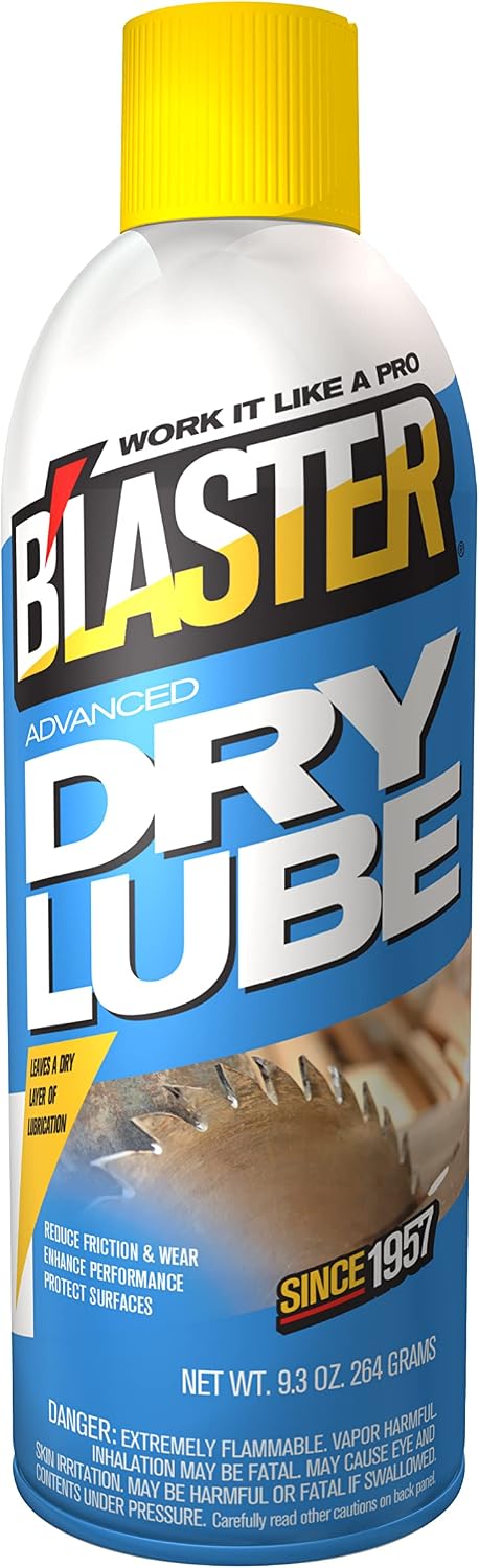 B'laster 16-TDL Advanced Dry Lube with Teflon, 9.3 oz., Pack of 12