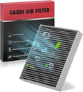 BDFHYK Cabin Air Filter with Activated Carbon Compatible with Chevry Spark by BDFHYK